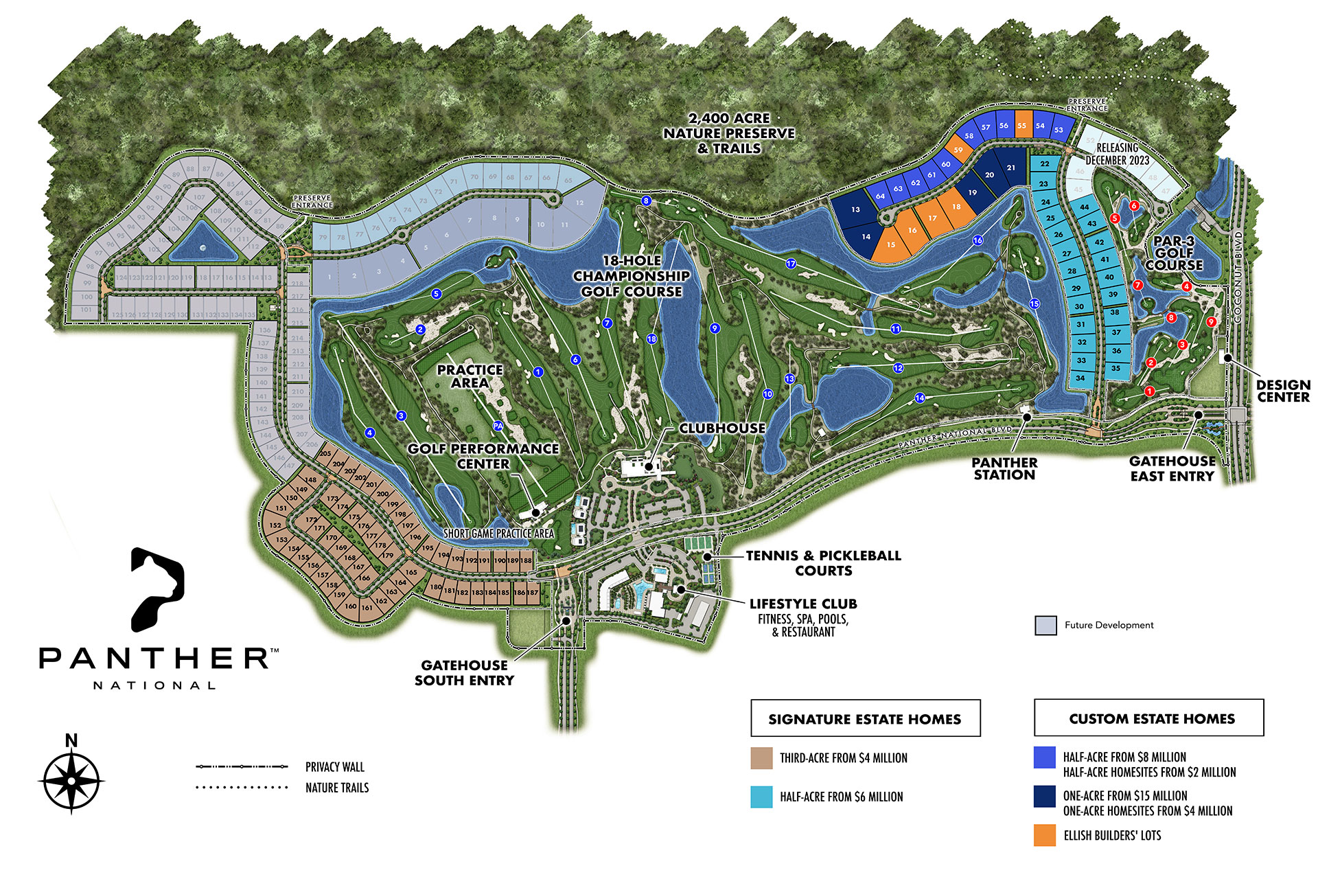 Panther National site plan