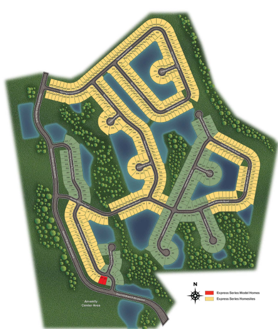 Sawmill Branch Express site plan