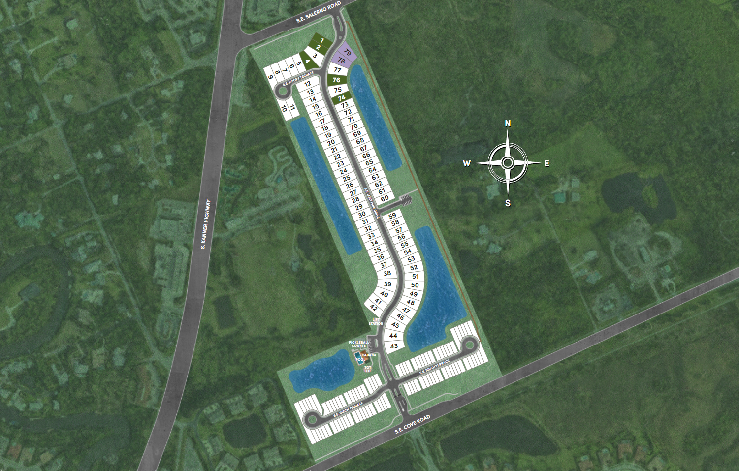 SALERNO RESERVE - SINGLE FAMILY site plan