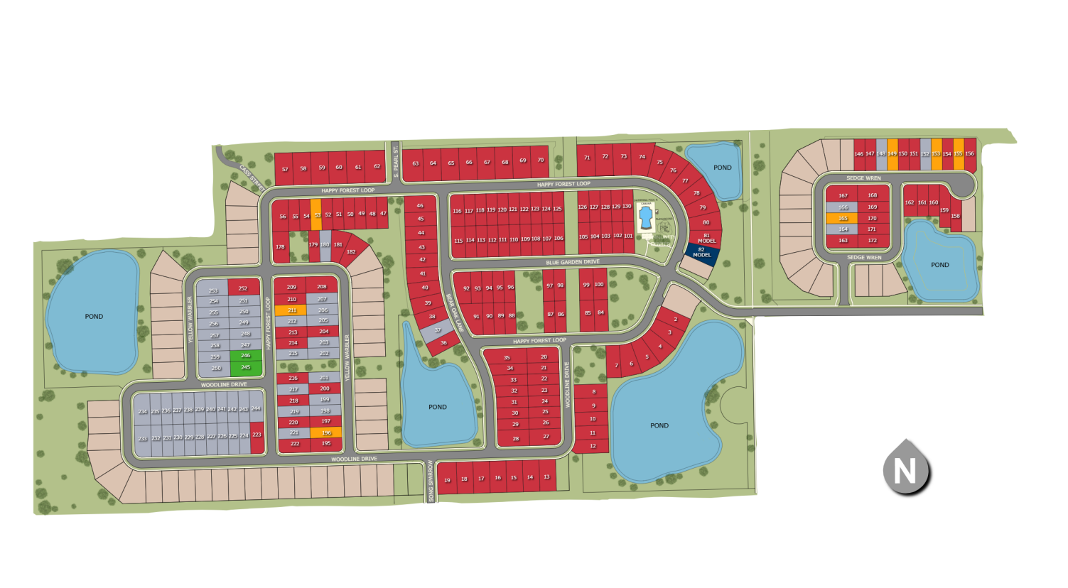Beresford Woods site plan