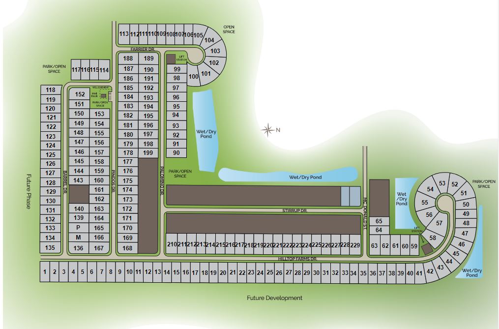 Hilltop Point site plan