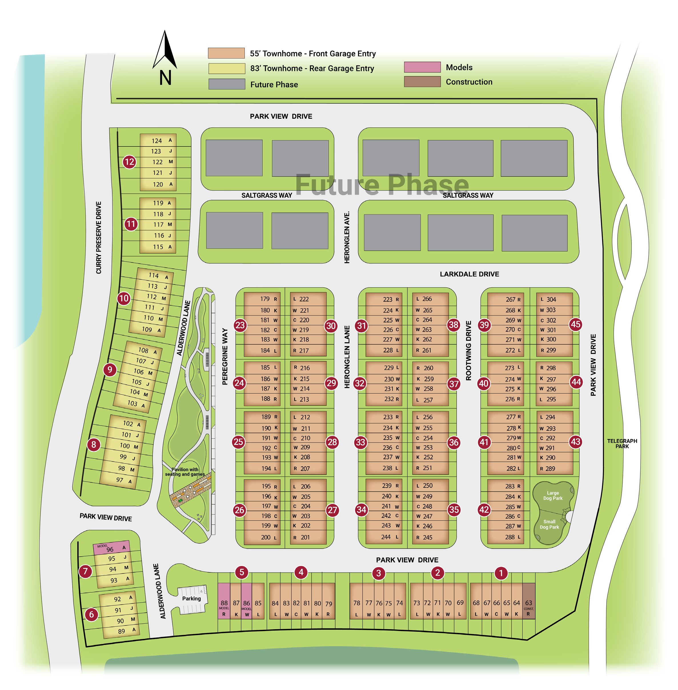 Townwalk at Babcock Ranch site plan