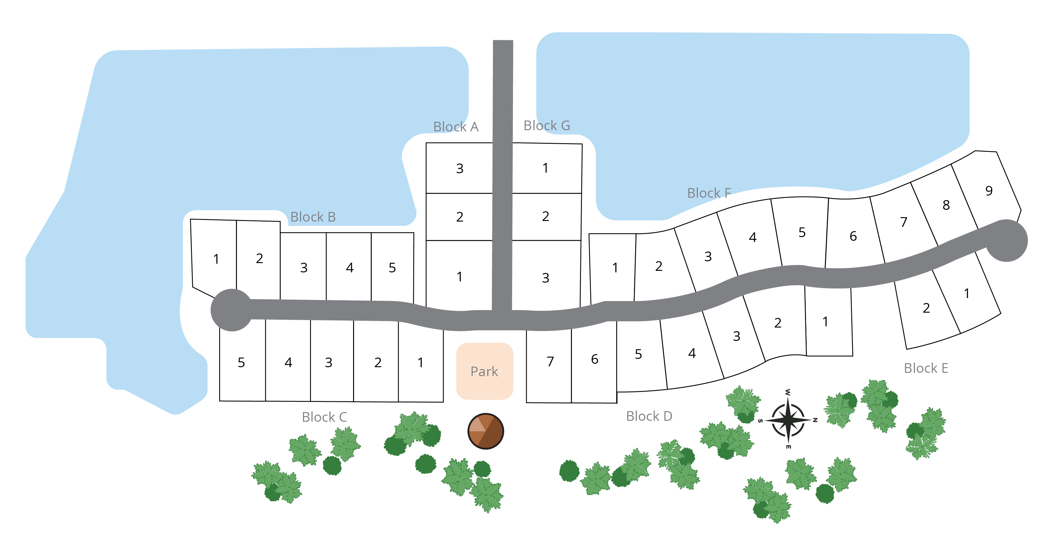 Egret's Reserve site plan