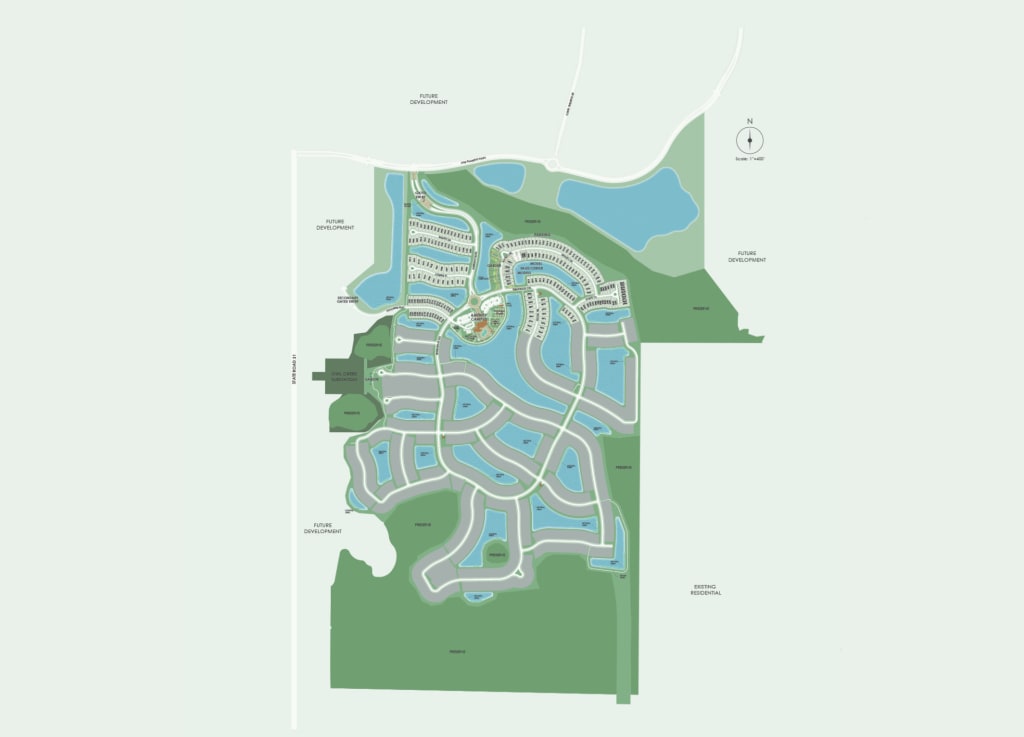 TerraWalk at Babcock Ranch site plan