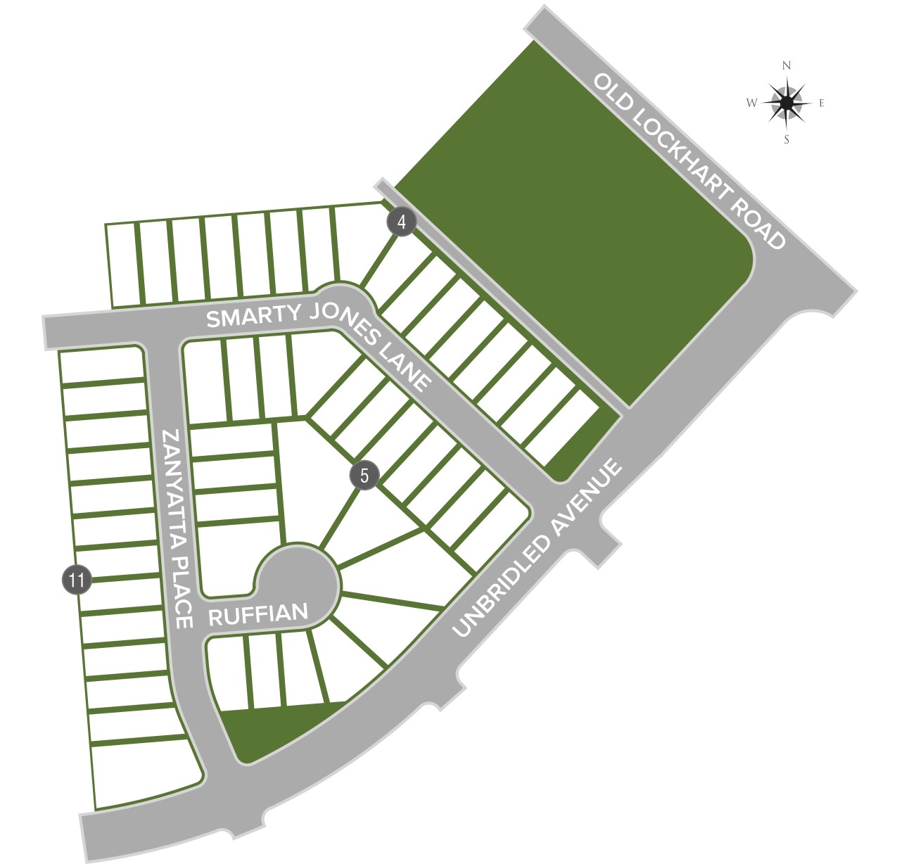 The Glen at Stallion Run site plan