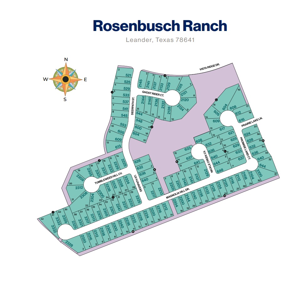 Rosenbusch Ranch site plan