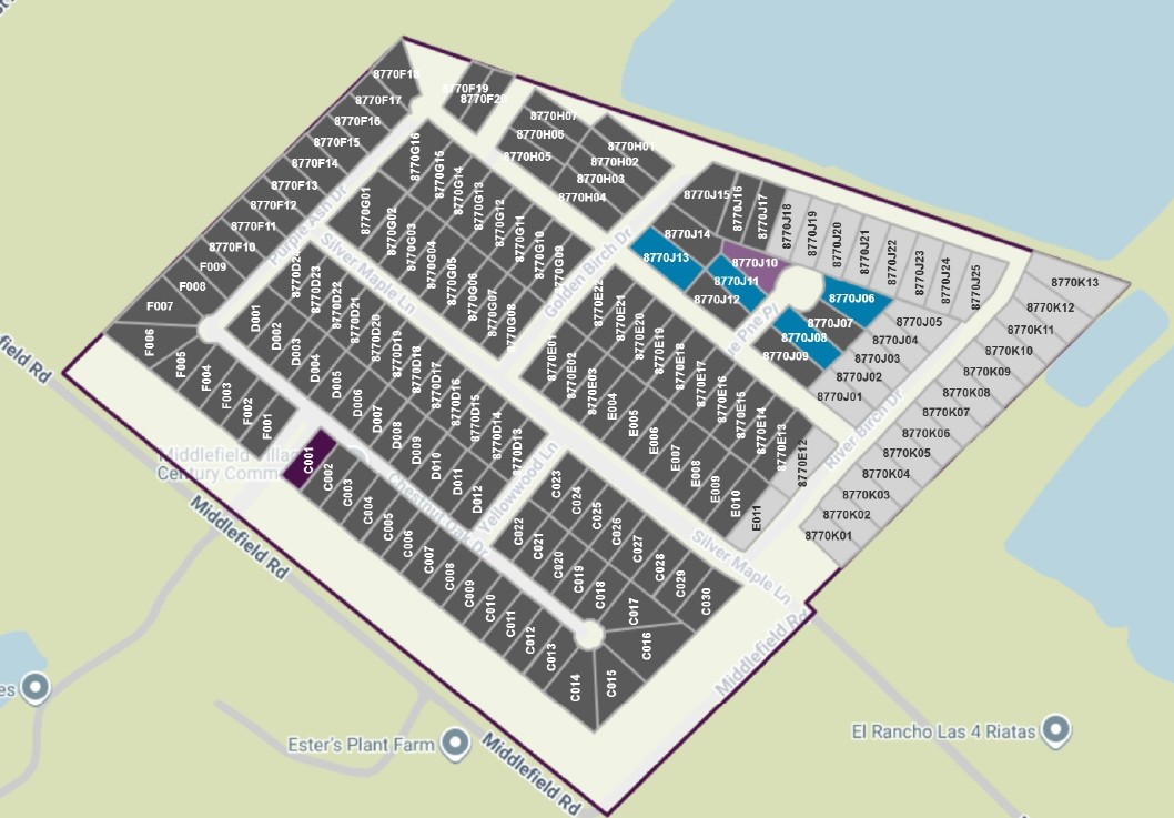 Middlefield Village site plan