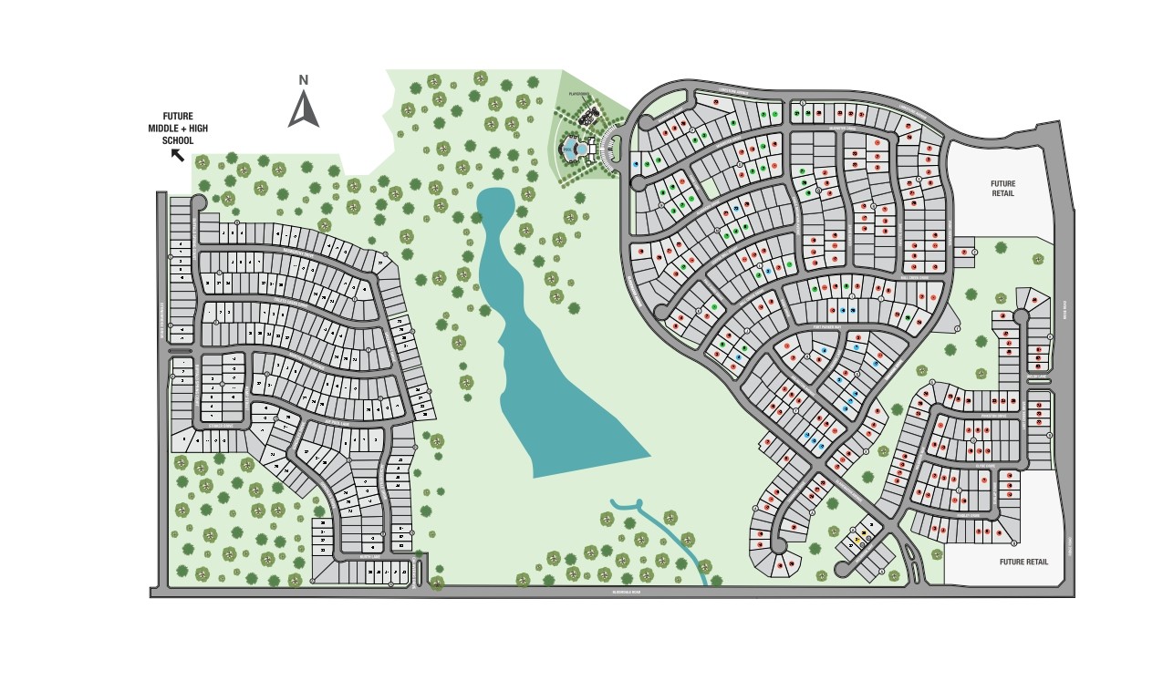 Highland Lakes 50s site plan
