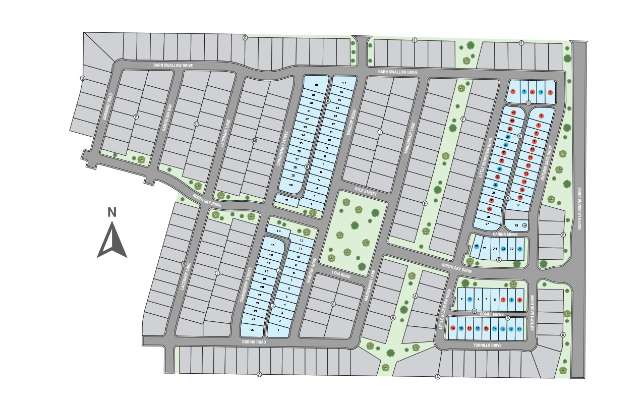 North Sky Celina site plan