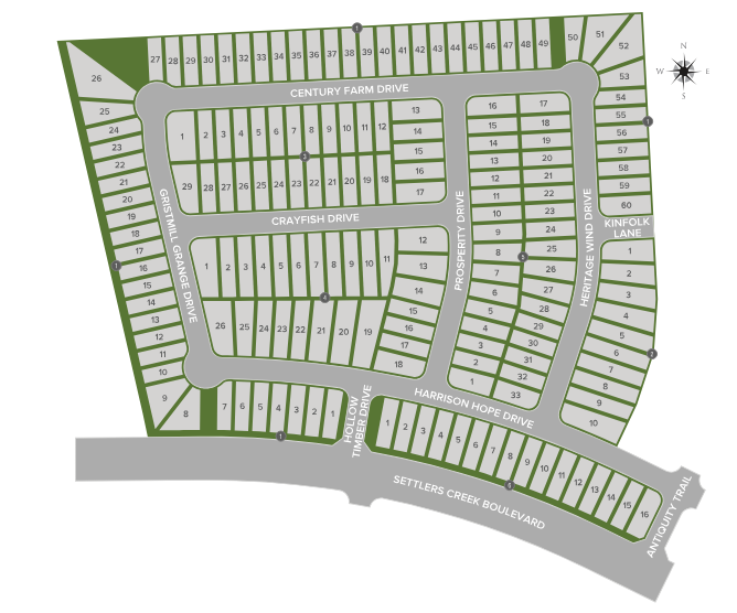 Barrett Crossing site plan