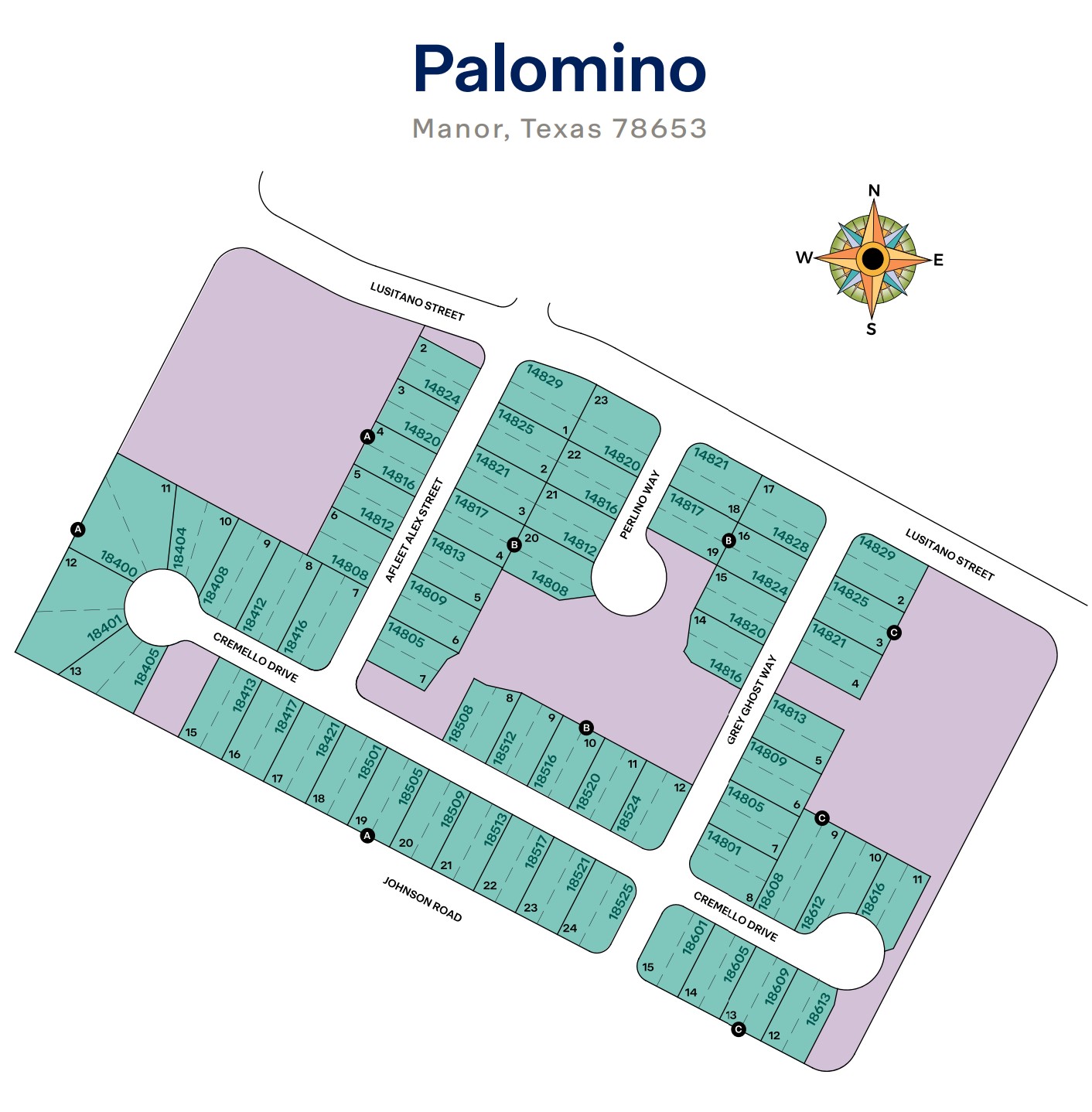 Palomino site plan