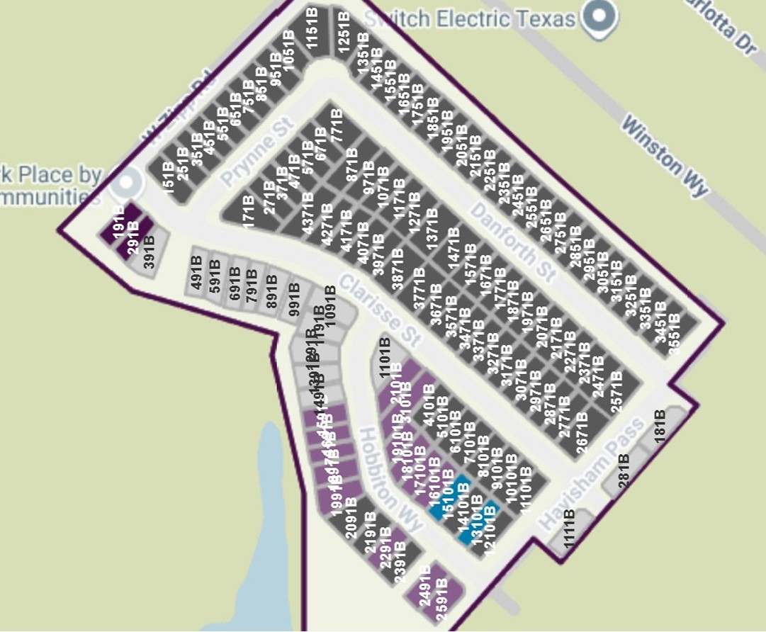 Park Place site plan