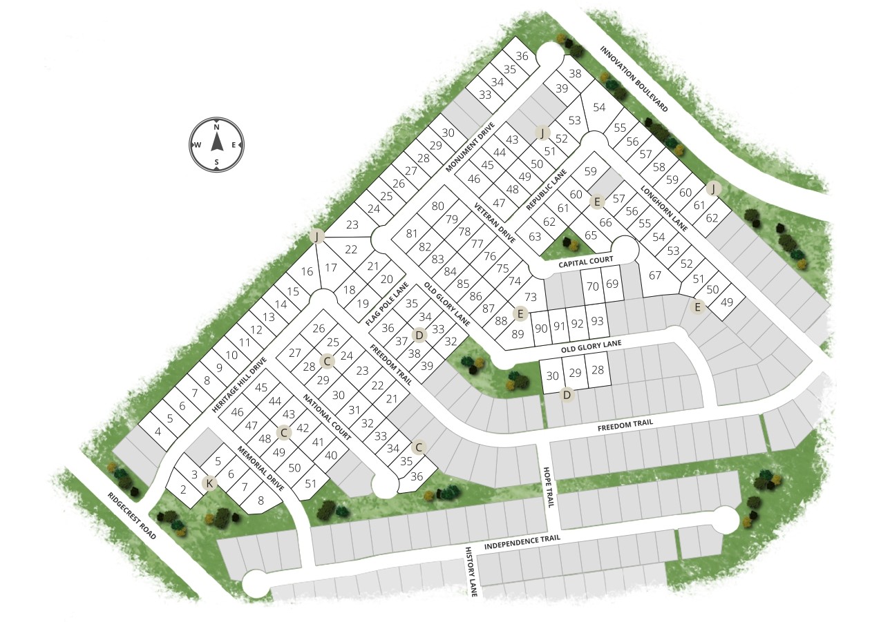 Brookville Estates site plan