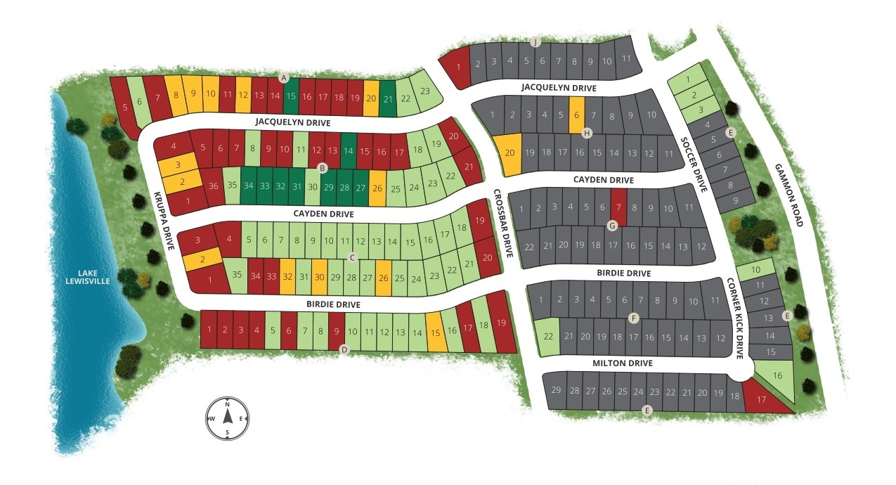 The Lake Pointe site plan