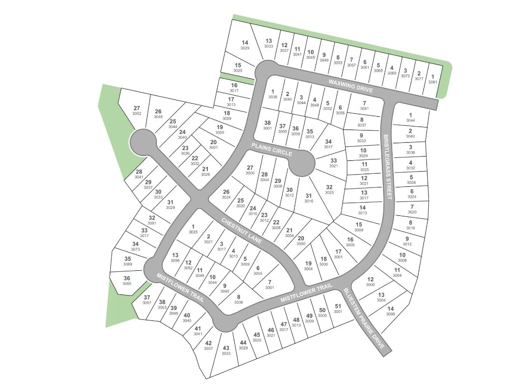 Bluestem site plan