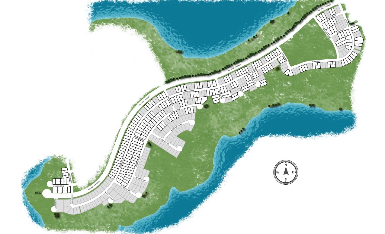 Valencia on The Lakes site plan