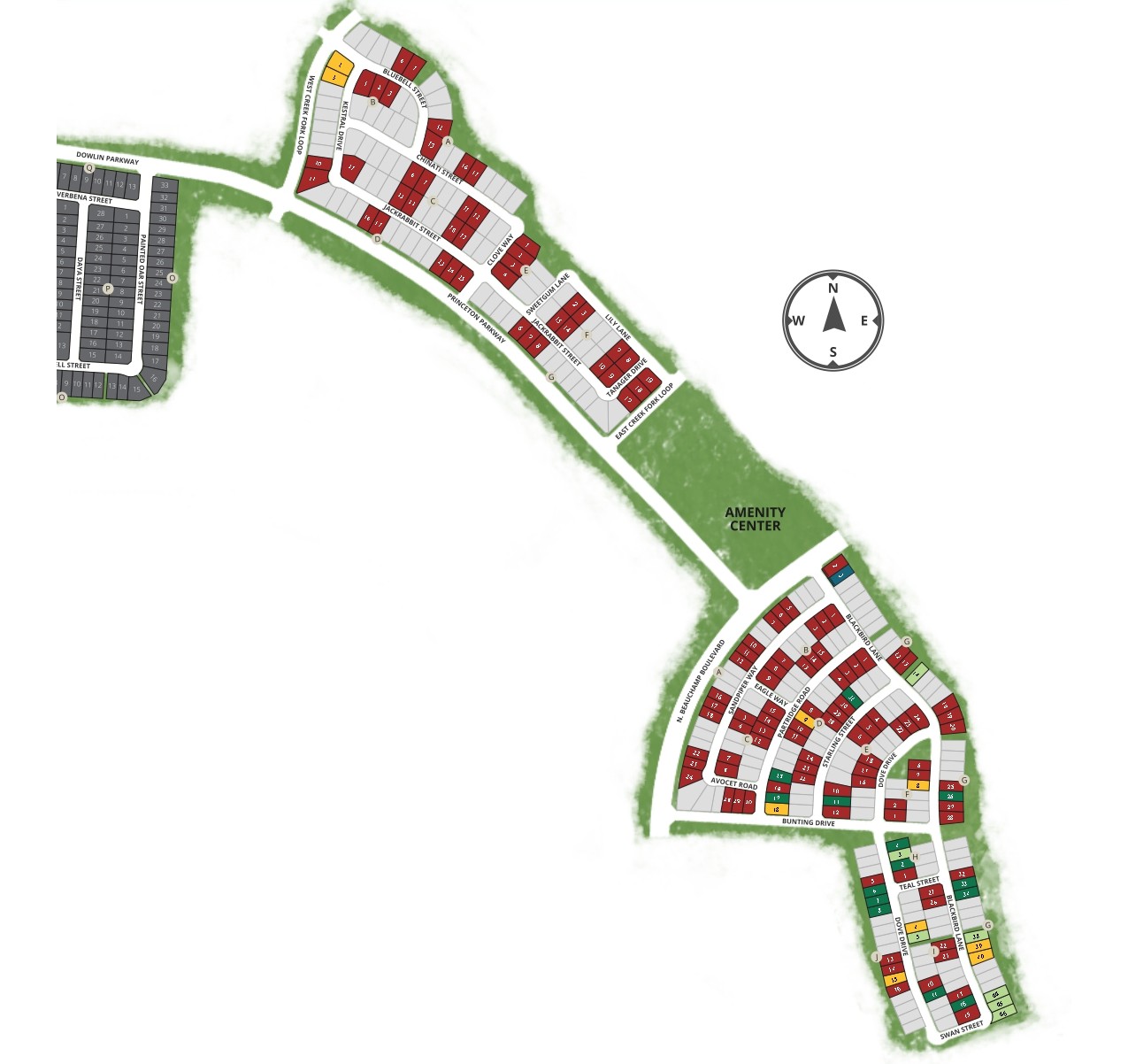 Whitewing Trails site plan