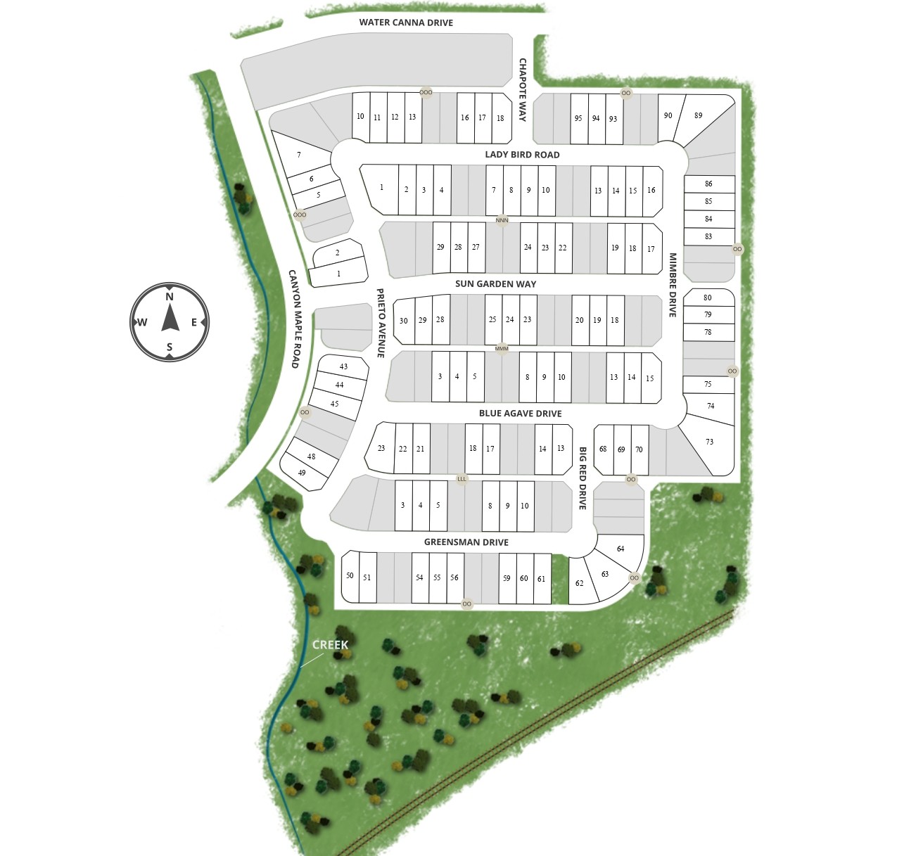 Wildflower Ranch site plan