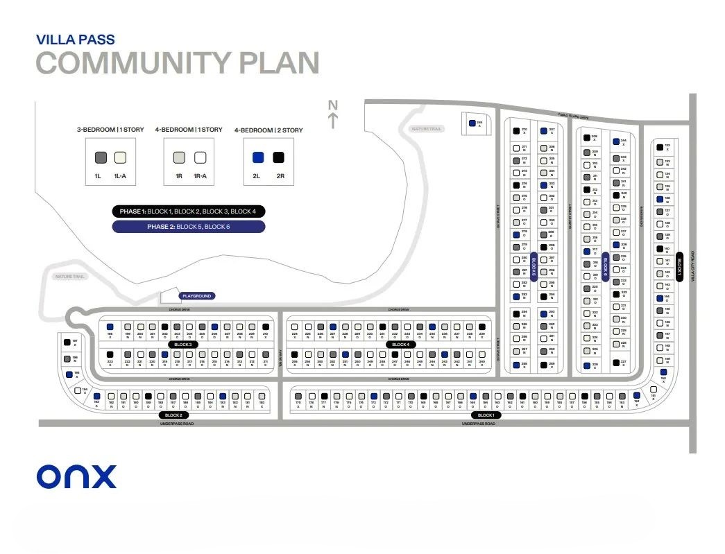 On Villa Pass site plan