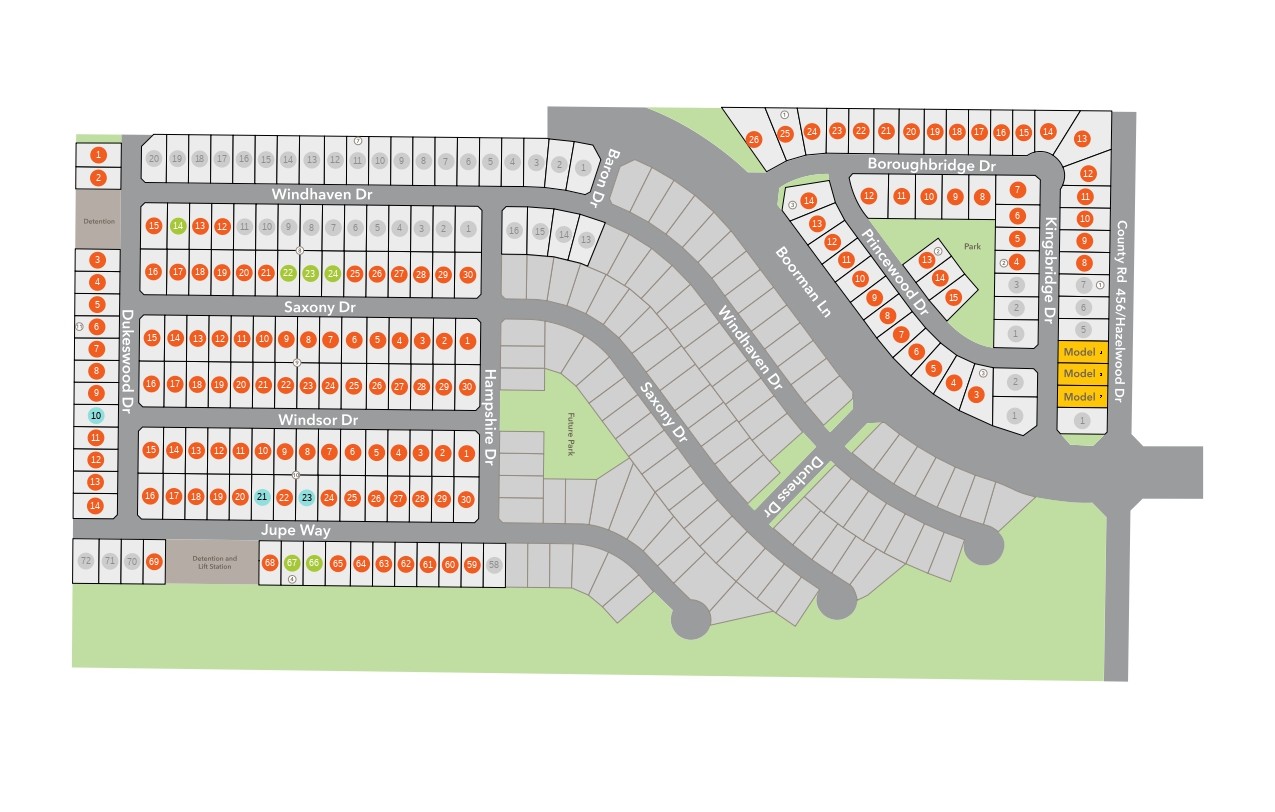 Princeton Estates site plan