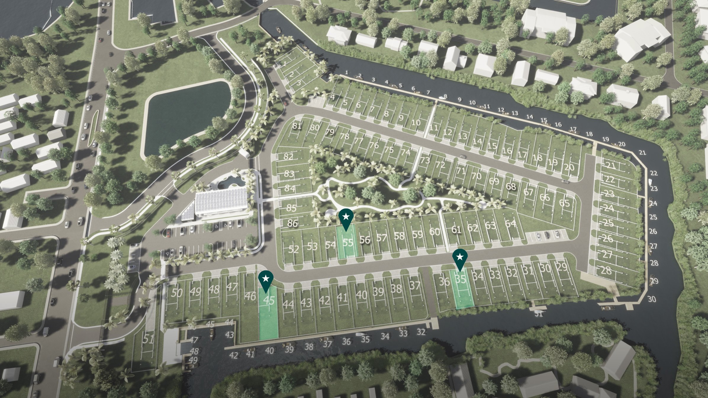 Hunters Point site plan