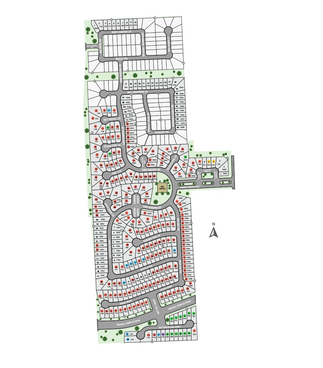 Raburn Reserve site plan