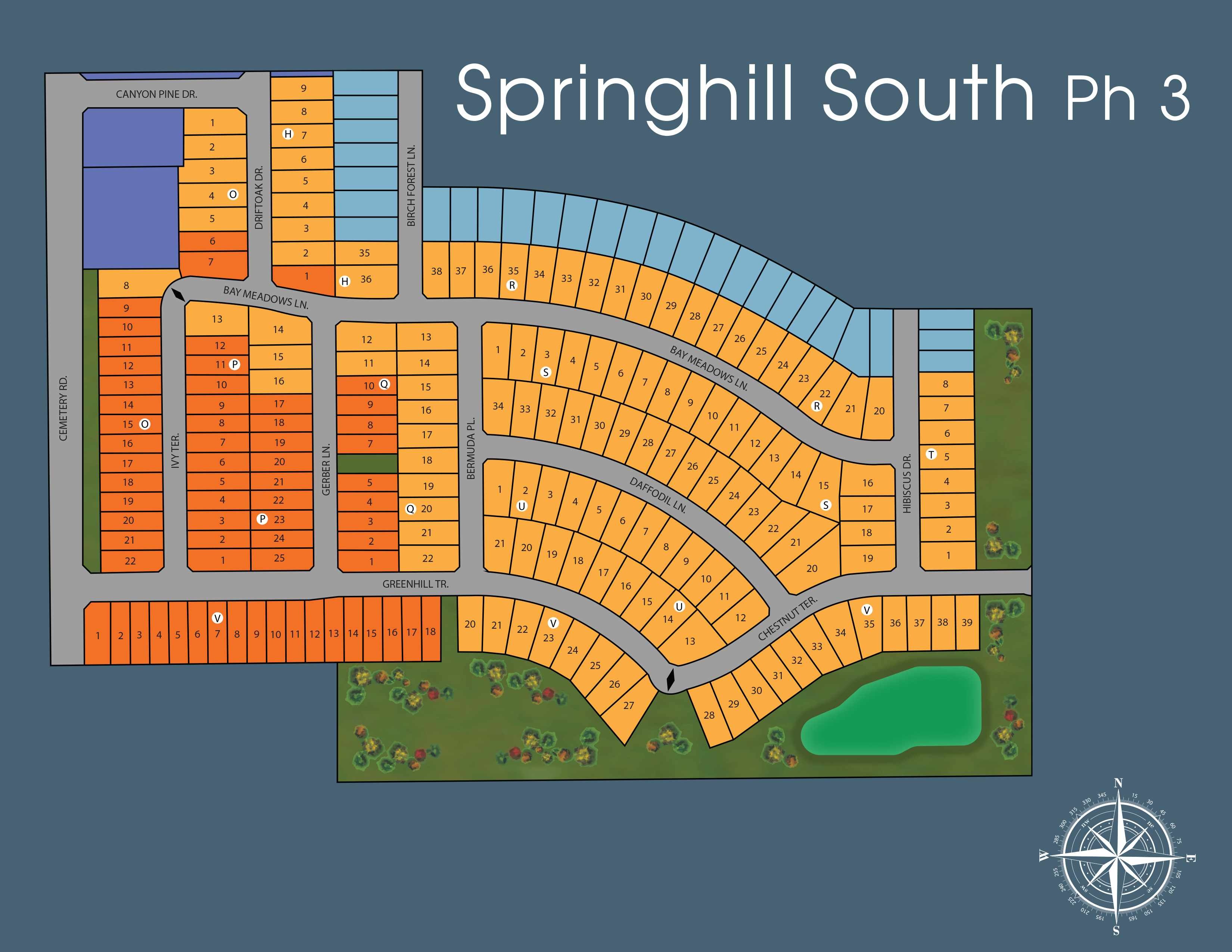 Springhill South site plan