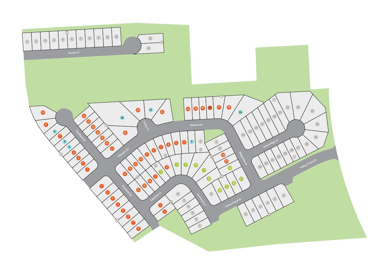 Glendale Lakes North site plan