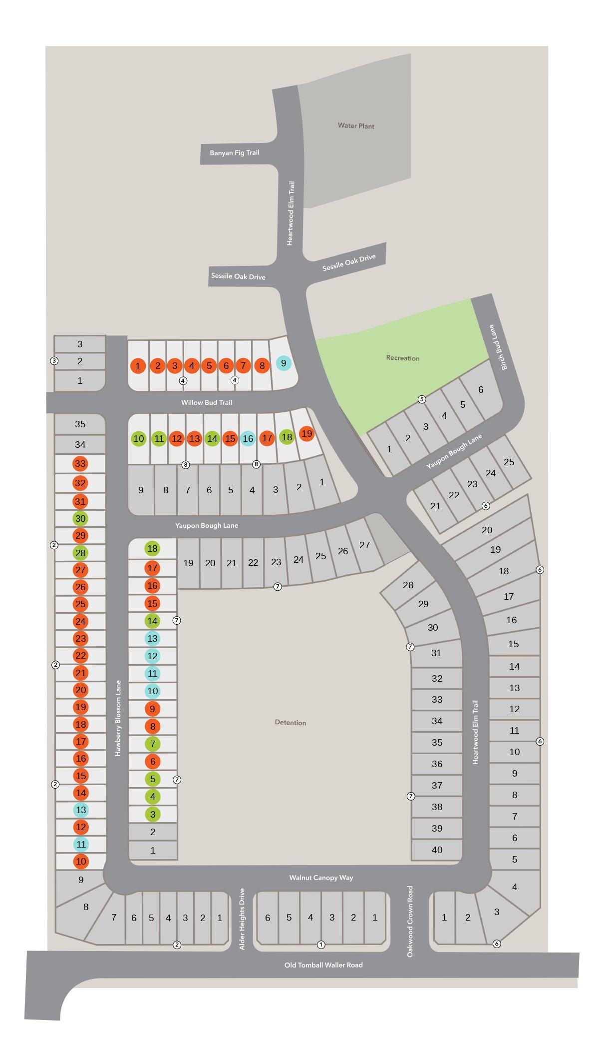 Oakwood site plan