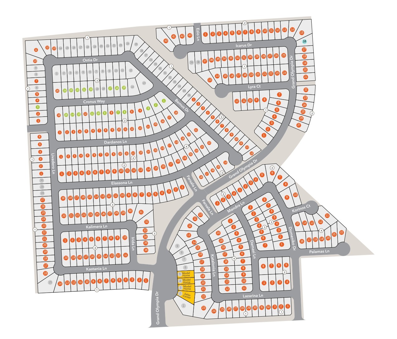 Olympia Falls site plan
