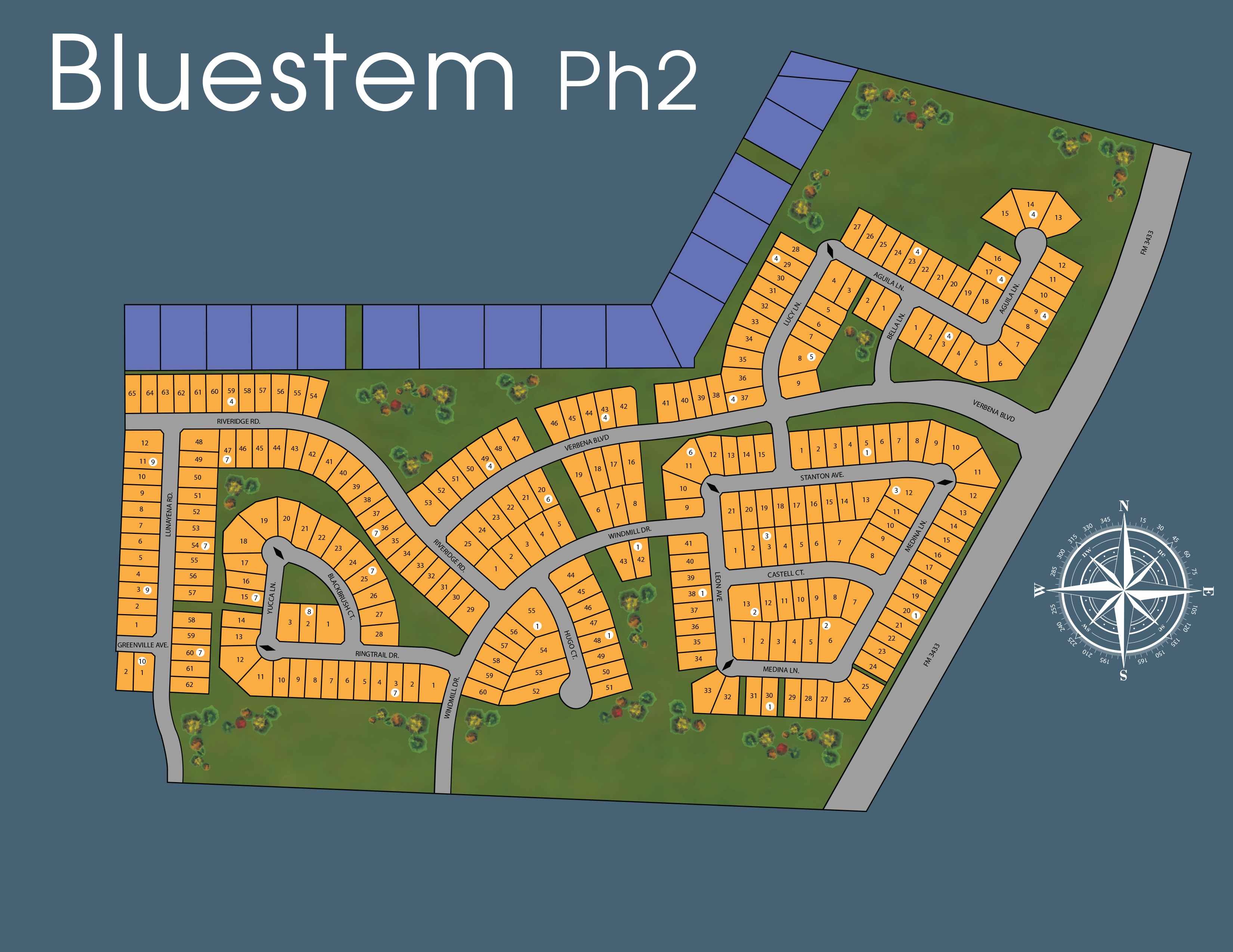 Bluestem site plan