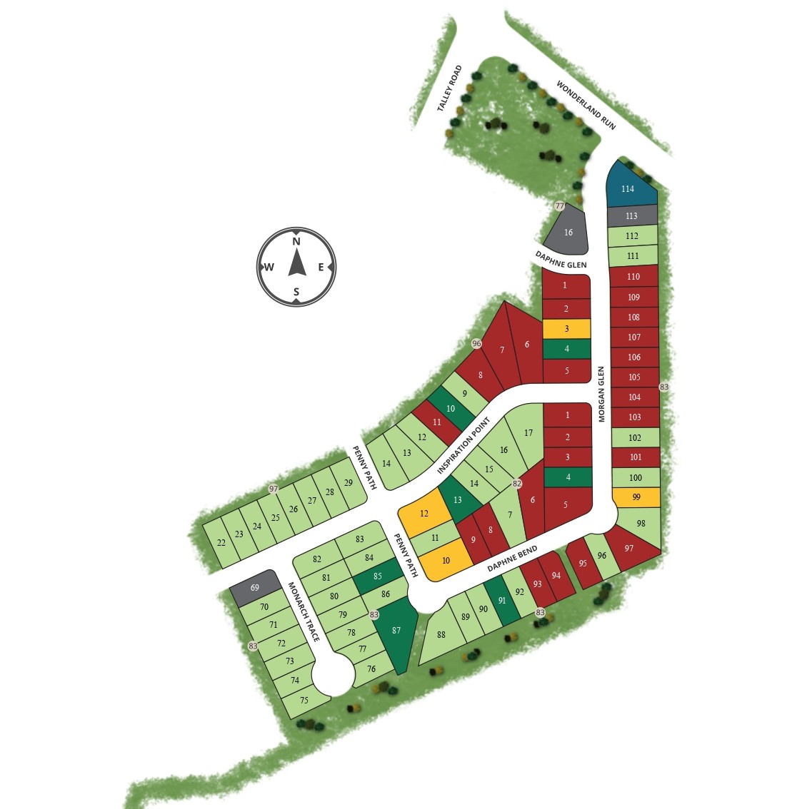 Morgan Meadows site plan