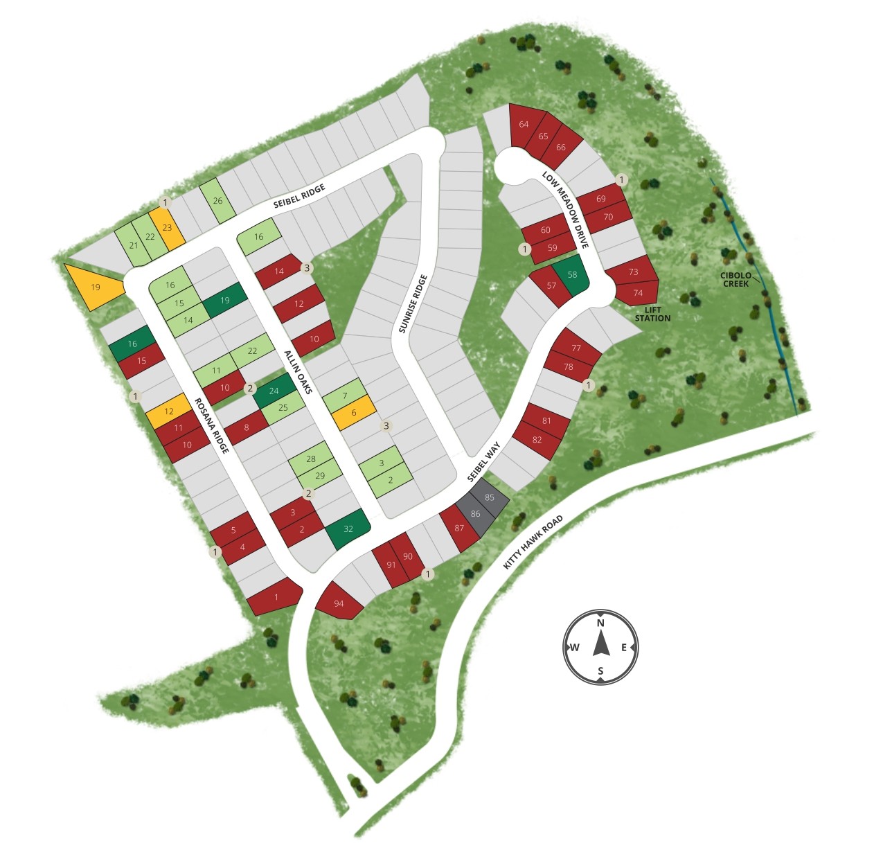 Cibolo Crossing site plan