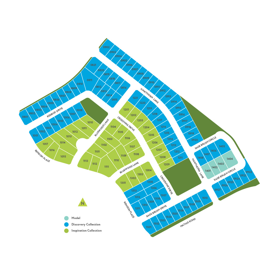View at the Reserve site plan