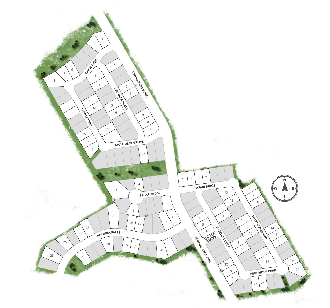 Venado Crossing site plan
