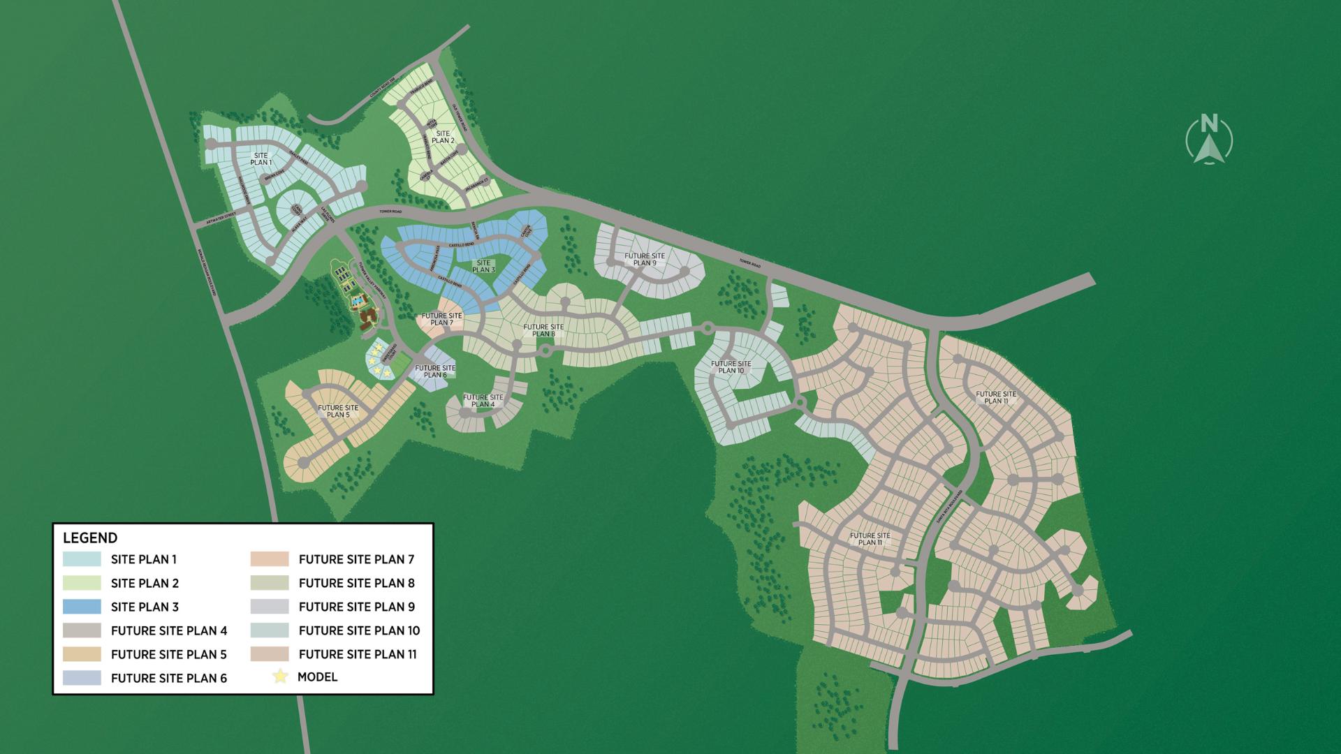 Regency at Santa Rita Ranch site plan