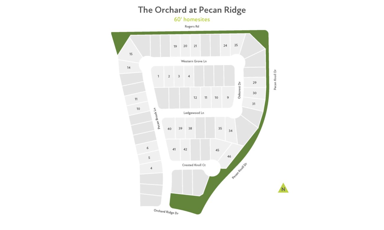 Pecan Ridge site plan