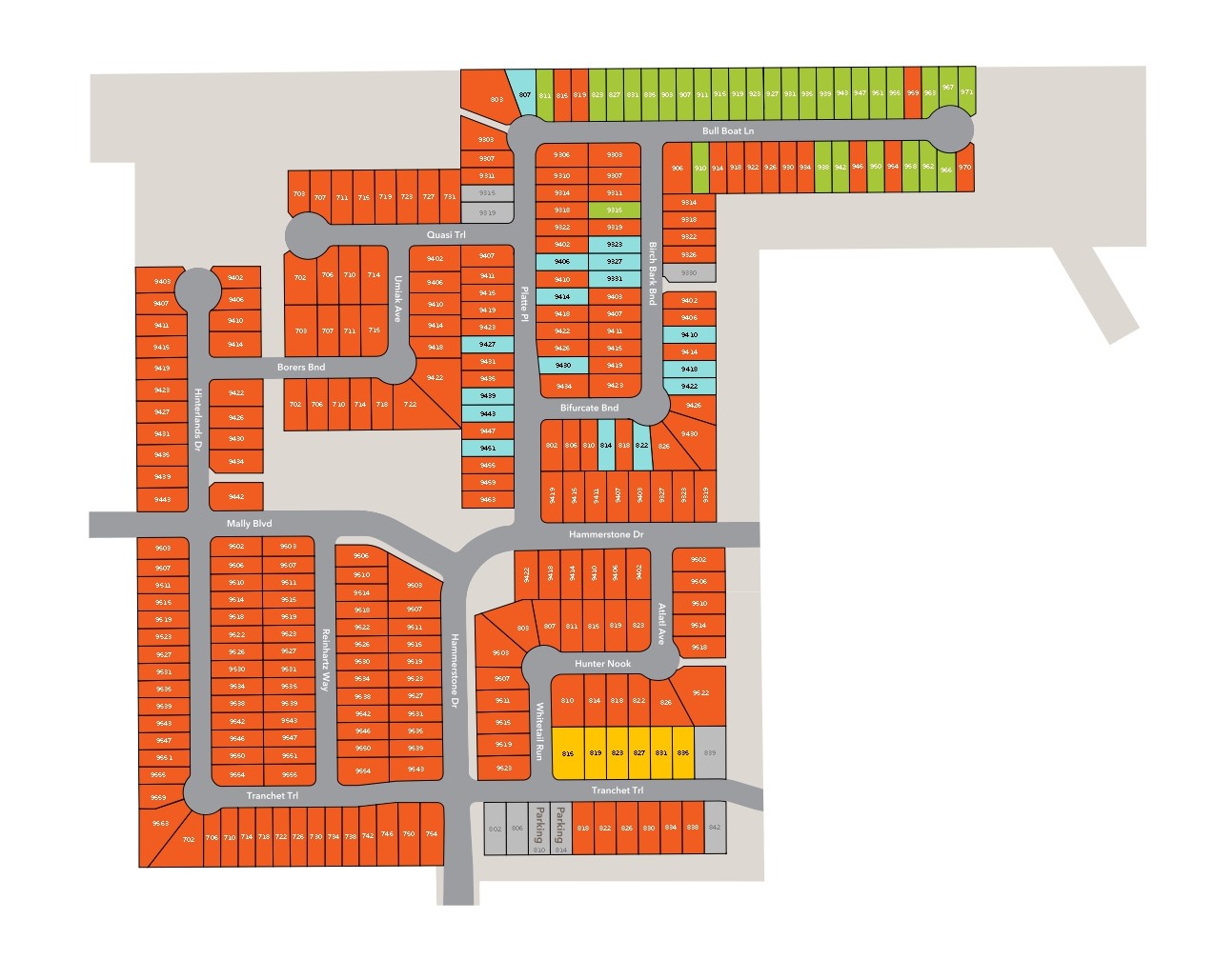 The Granary site plan