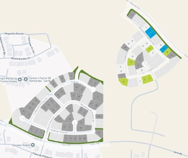 Dunham Pointe site plan