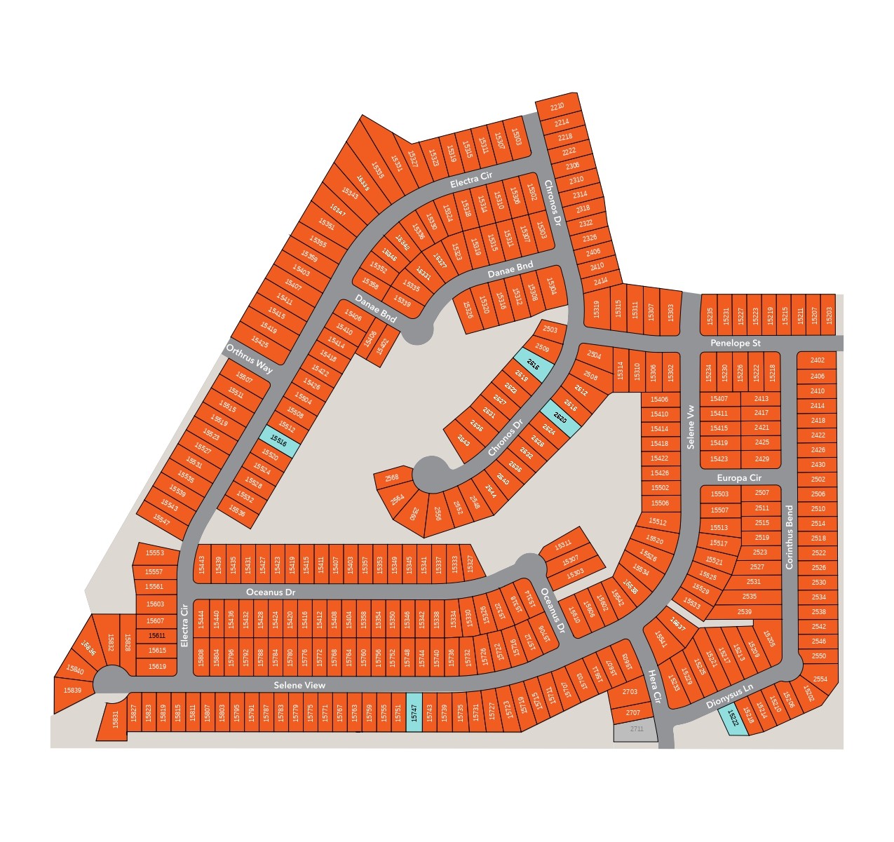 Hidden Canyons at TRP site plan