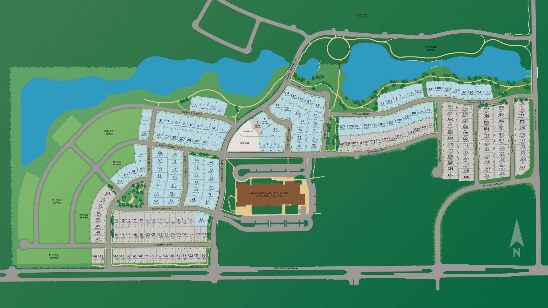 Toll Brothers at Light Farms site plan