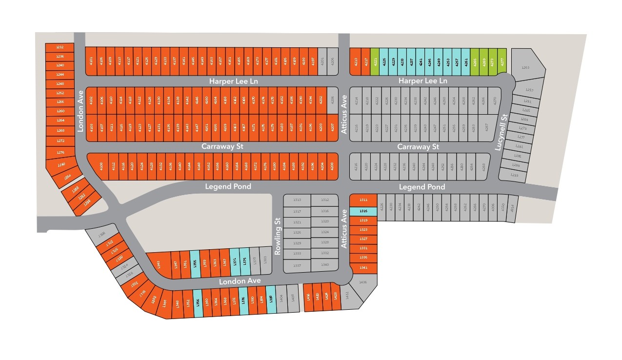 Legend Heights site plan