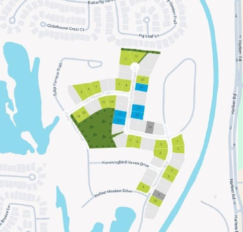 Harvest Green site plan