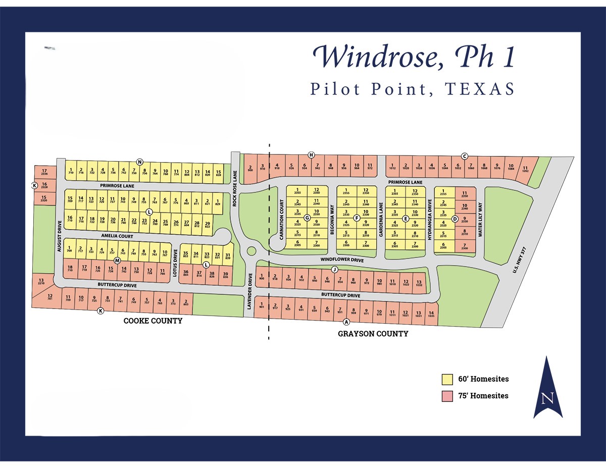 Windrose site plan