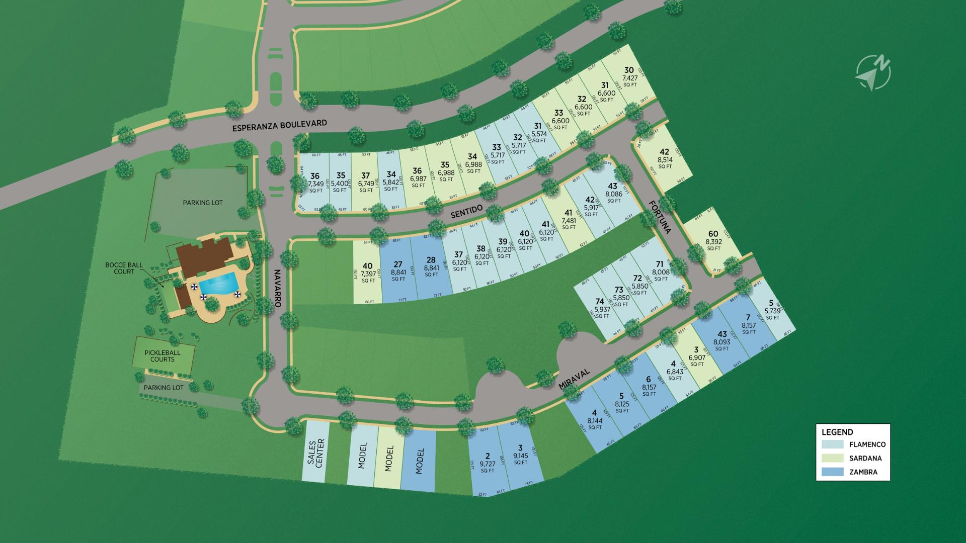Regency at Esperanza site plan