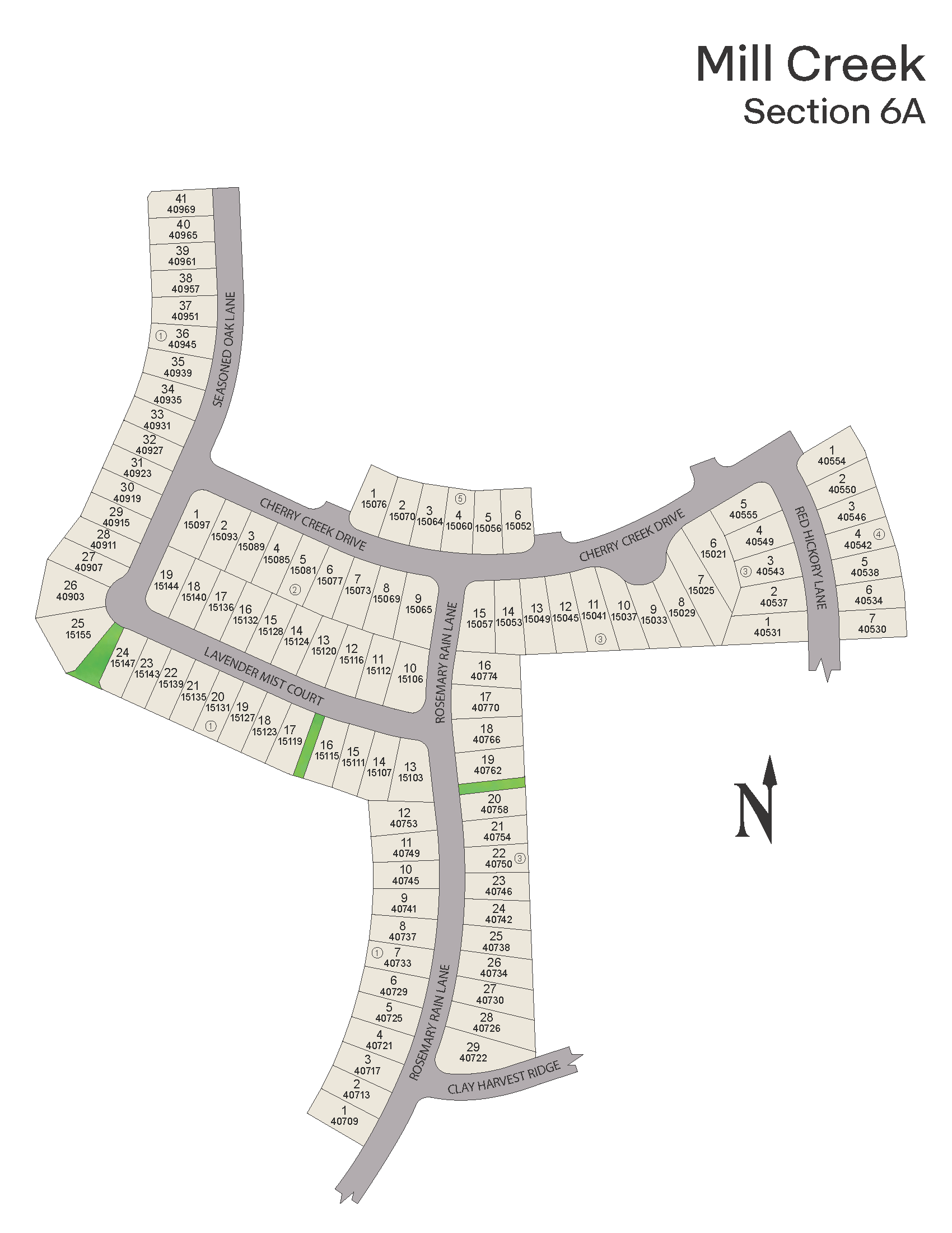 Mill Creek site plan