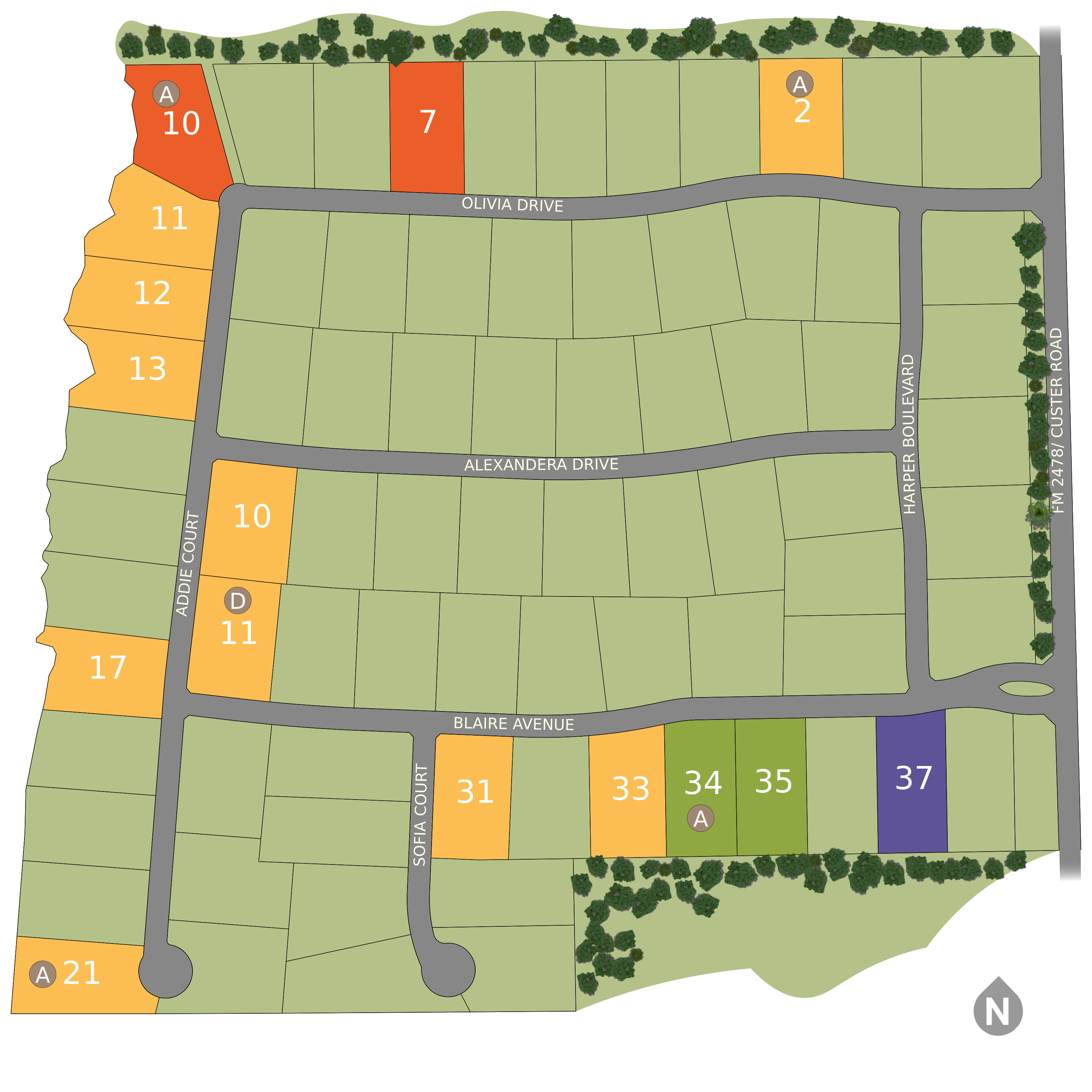Harper Estates site plan