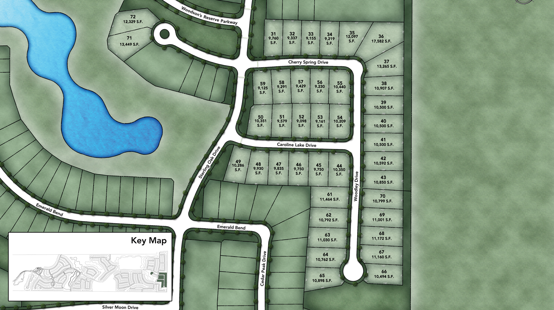 Woodsons Reserve site plan