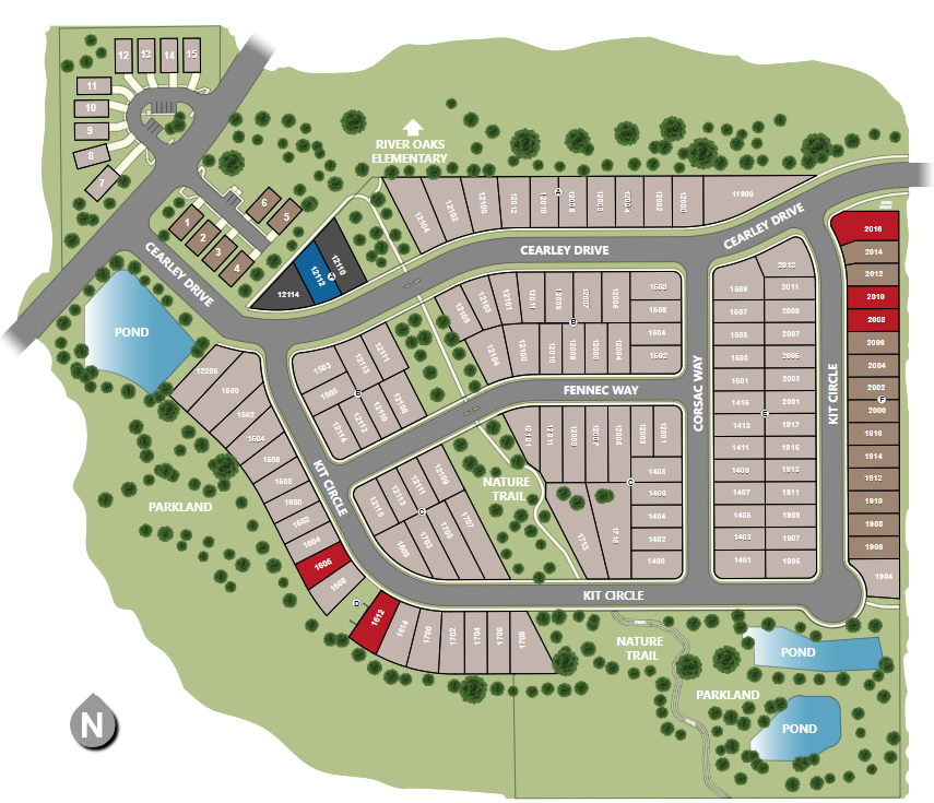 Foxfield site plan