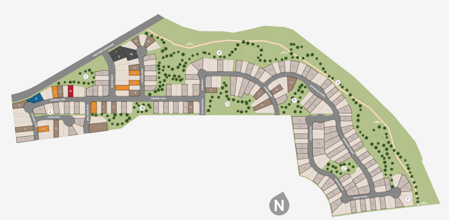 Sauls Ranch site plan